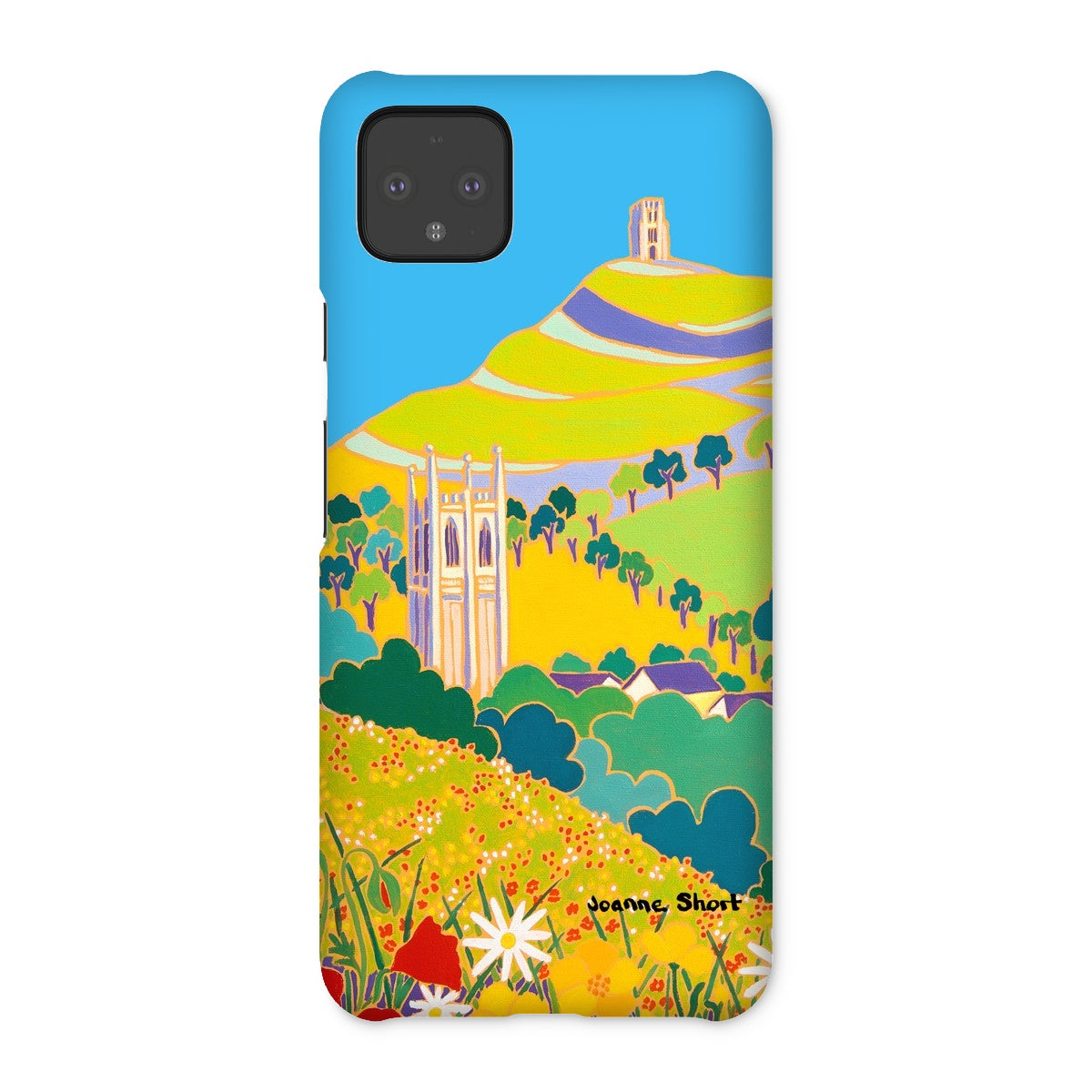 Snap Art Phone Case. Glastonbury Tor, Somerset. Artist Joanne Short. Joanne Short