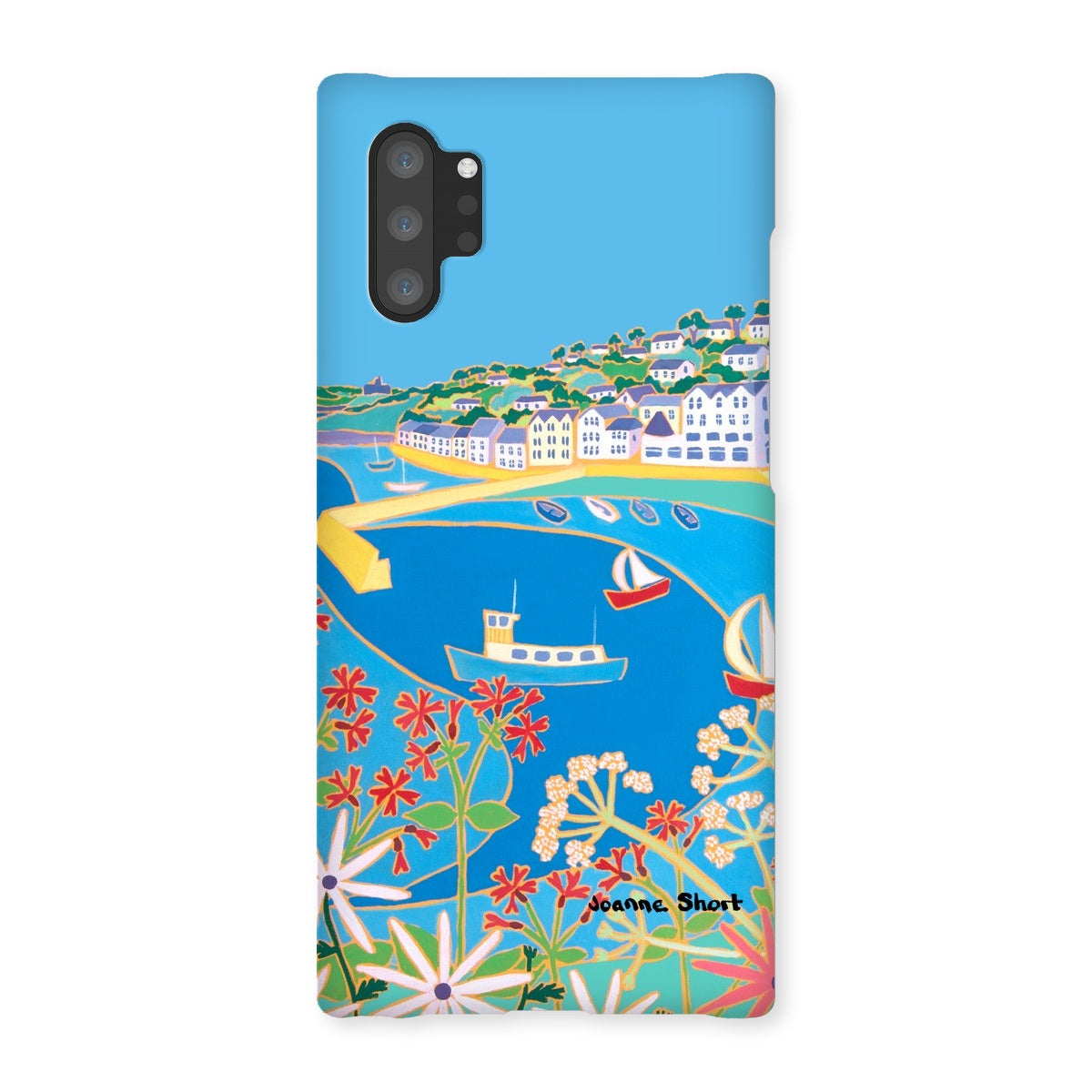 Snap Art Phone Case. St Mawes. Artist Joanne Short. Cornwall Art Gallery Joanne Short