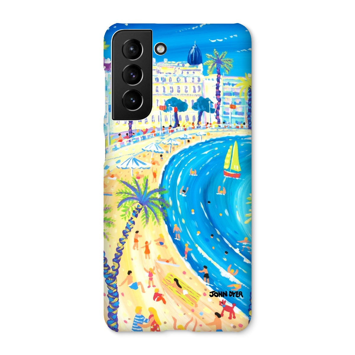 Snap Art Phone Case. Cannes, South of France. Artist John Dyer. Cornwall Art Gallery