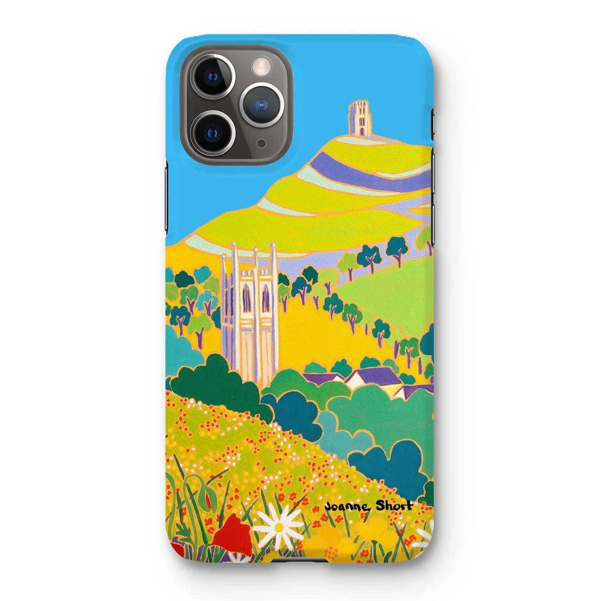 Snap Art Phone Case. Glastonbury Tor, Somerset. Artist Joanne Short. Joanne Short