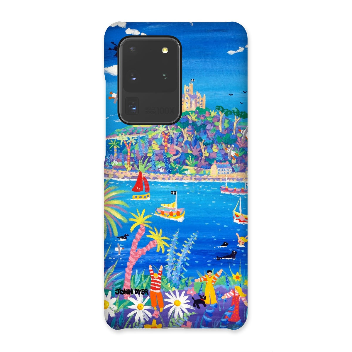 Snap Art Phone Case. St Michael's Mount. Artist John Dyer. Cornwall Art Gallery