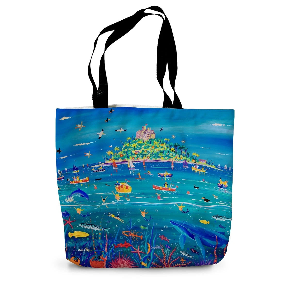 Underwater wonders by John Dyer Canvas Tote Bag John Dyer