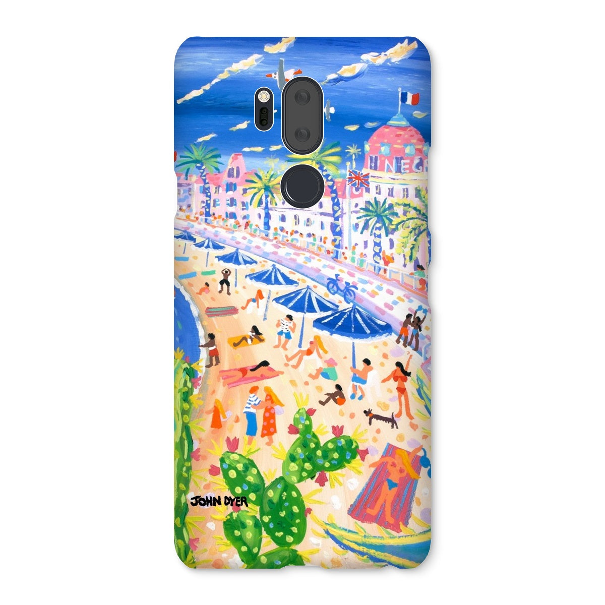 Snap Art Phone Case. Nice, South of France. Artist John Dyer. French Art Gallery John Dyer