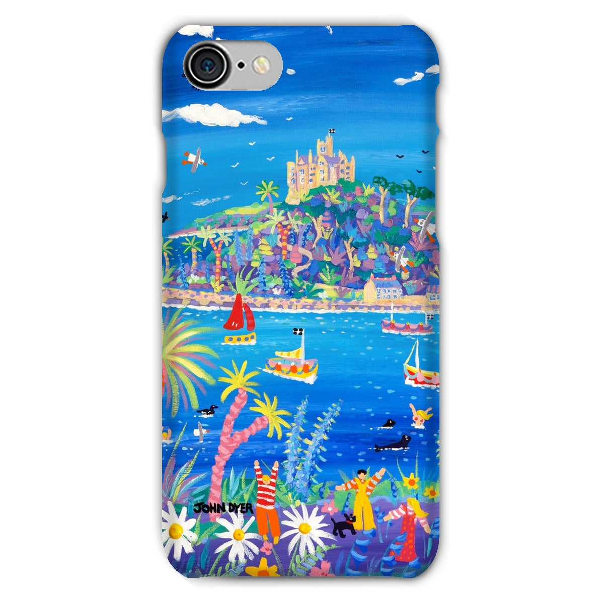 Snap Art Phone Case. St Michael's Mount. Artist John Dyer. Cornwall Art Gallery