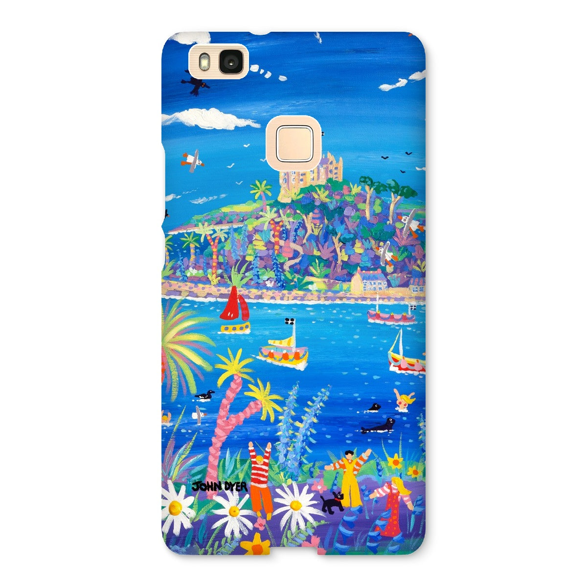 Snap Art Phone Case. St Michael's Mount. Artist John Dyer. Cornwall Art Gallery