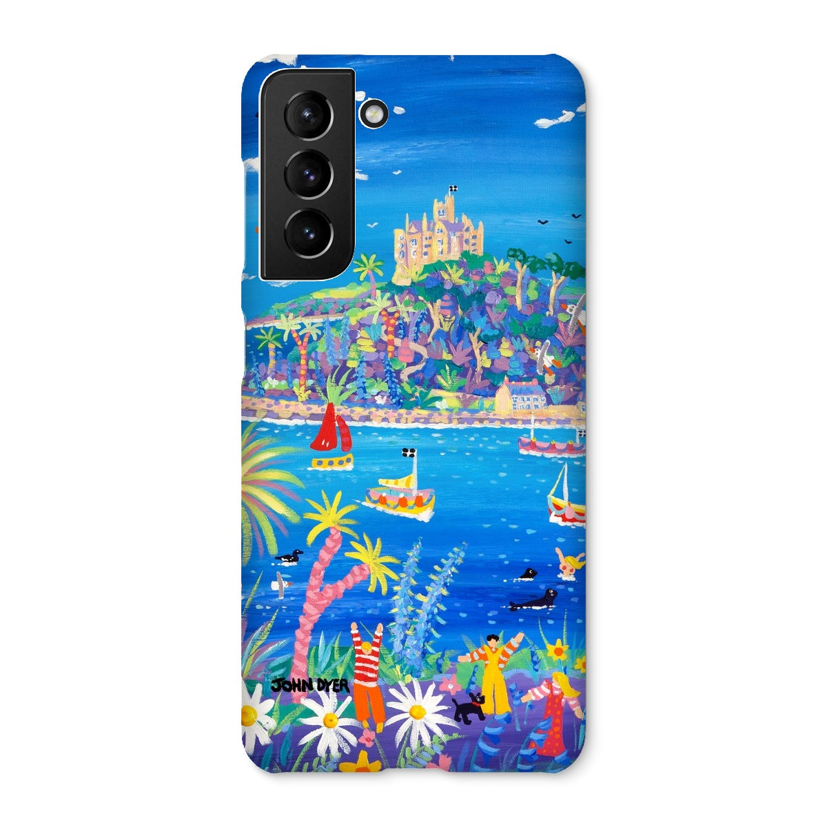 Snap Art Phone Case. St Michael's Mount. Artist John Dyer. Cornwall Art Gallery