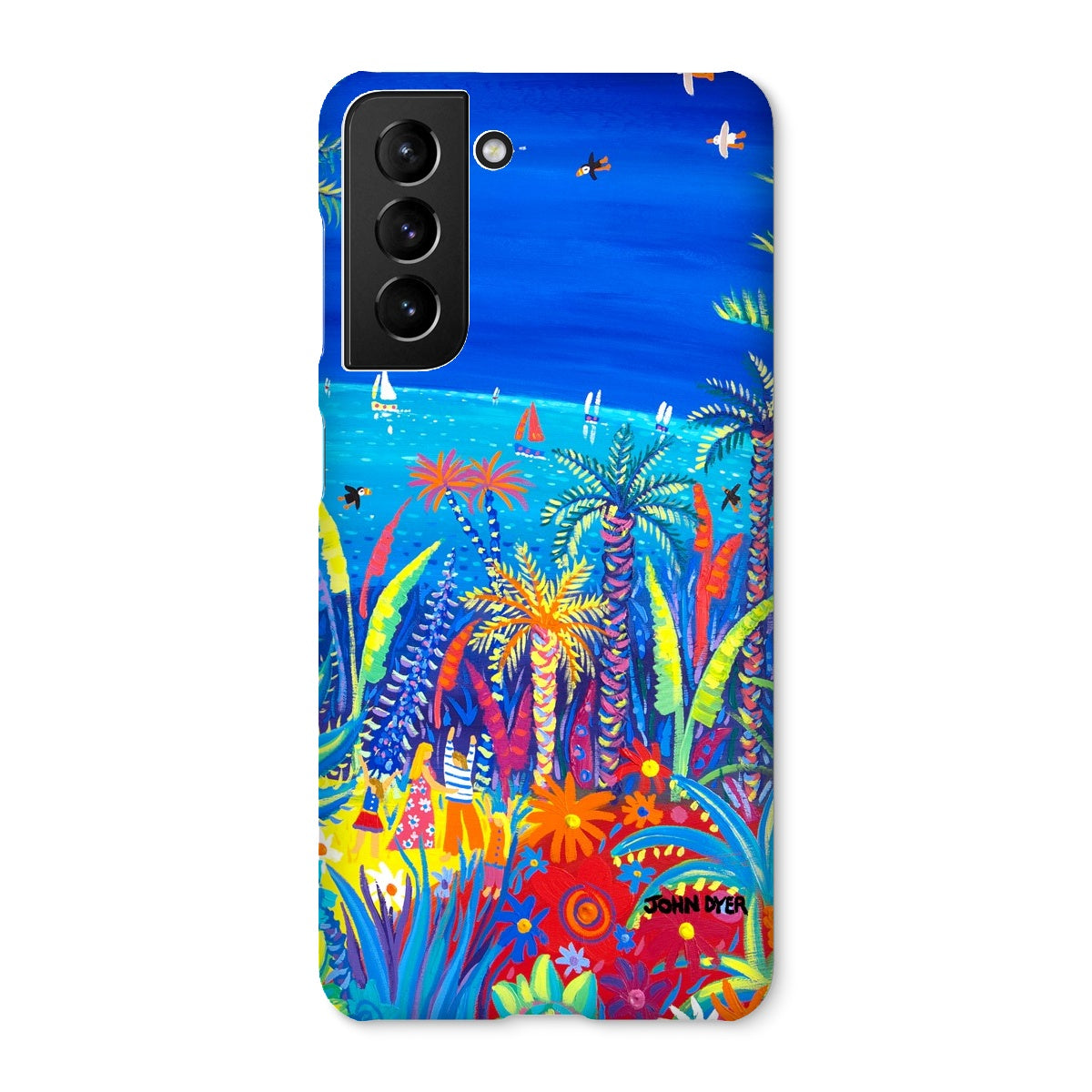Snap Art Phone Case. Tresco Abbey Gardens. Artist John Dyer. Cornwall Art Gallery