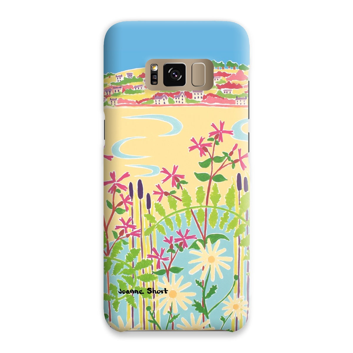 Snap Art Phone Case. Camel Estuary, Rock, Padstow. Artist Joanne Short. Cornwall Art Gallery