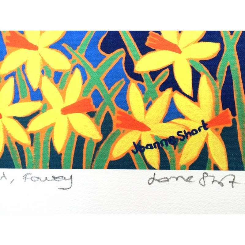 Spring Sunset, Fowey. Limited Edition Print by Joanne Short