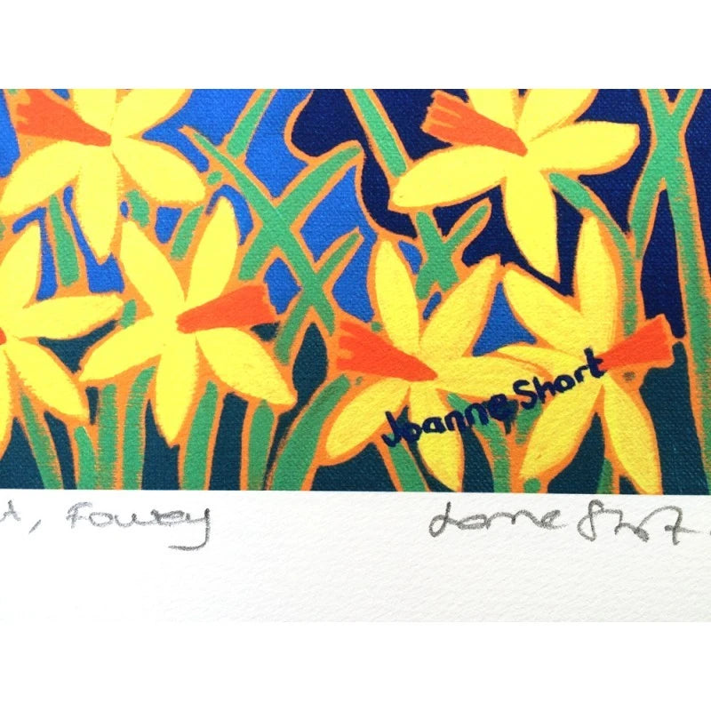 'Spring Sunset, Fowey'. Limited Edition Print by Cornish Artist Joanne Short Joanne Short
