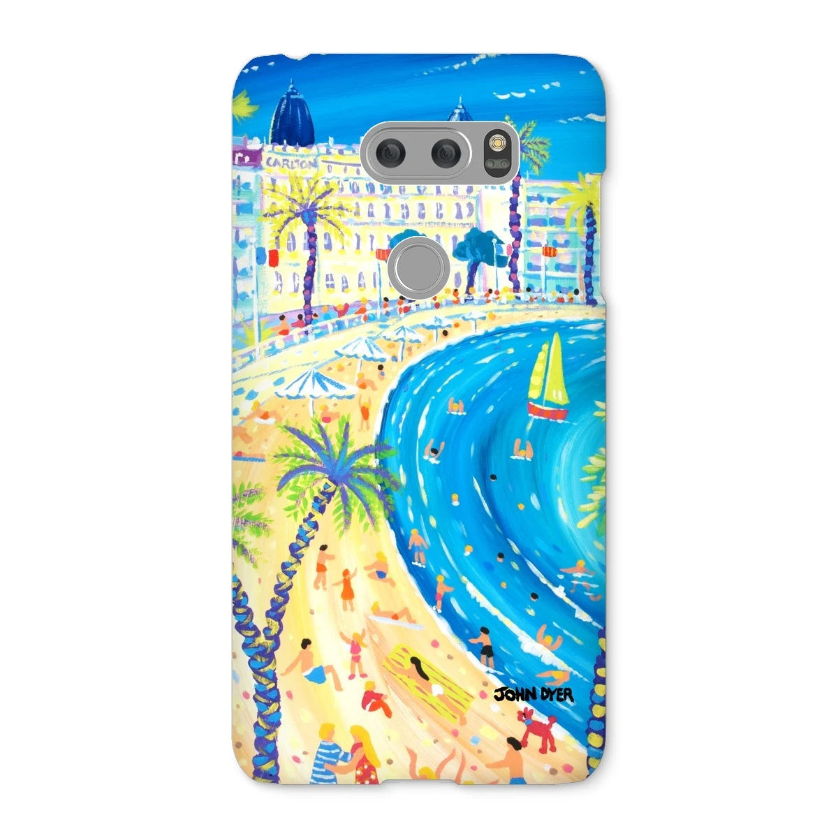 Snap Art Phone Case. Cannes, South of France. Artist John Dyer. Cornwall Art Gallery John Dyer