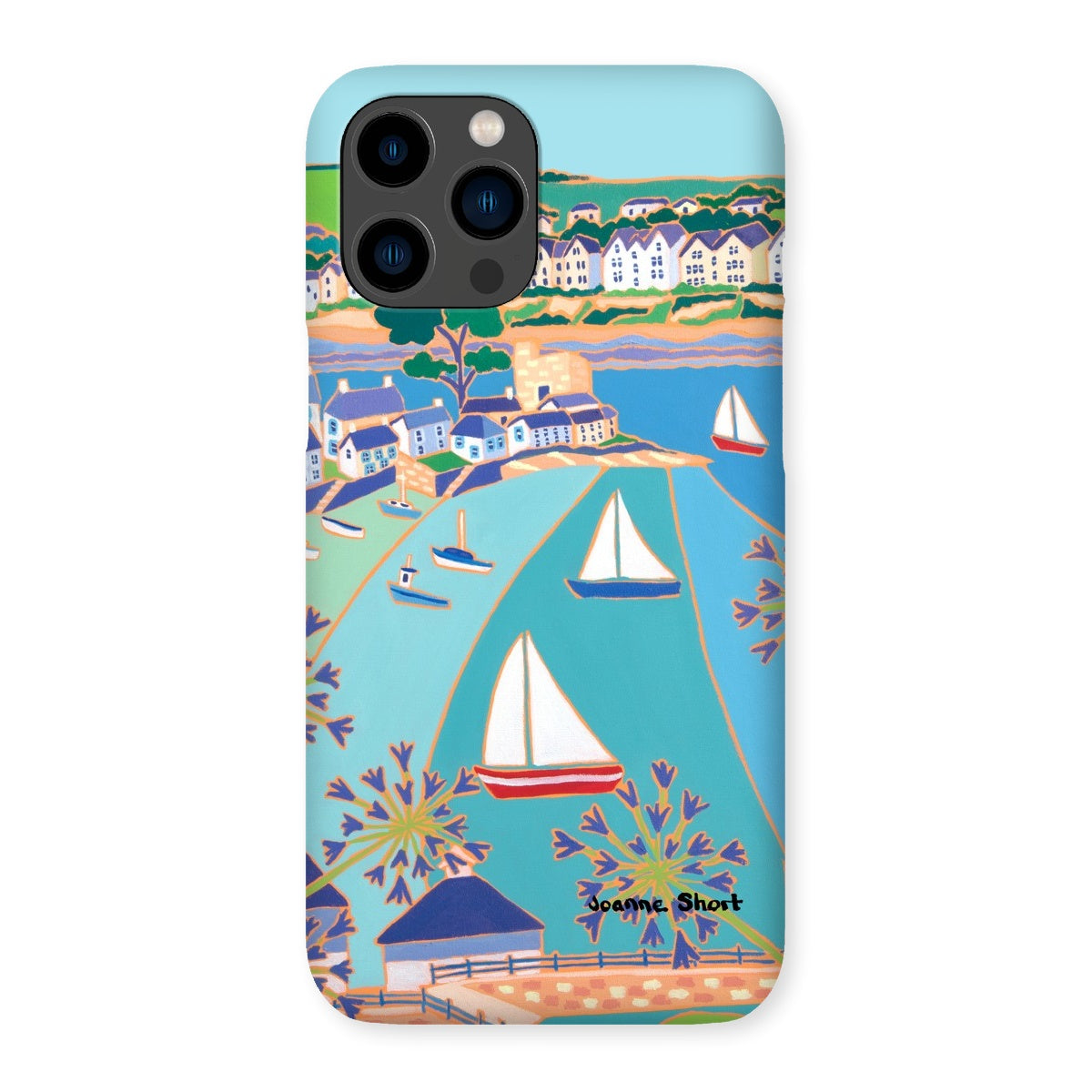 Snap Art Phone Case. Polruan & Fowey River. Artist Joanne Short. Cornwall Art Gallery