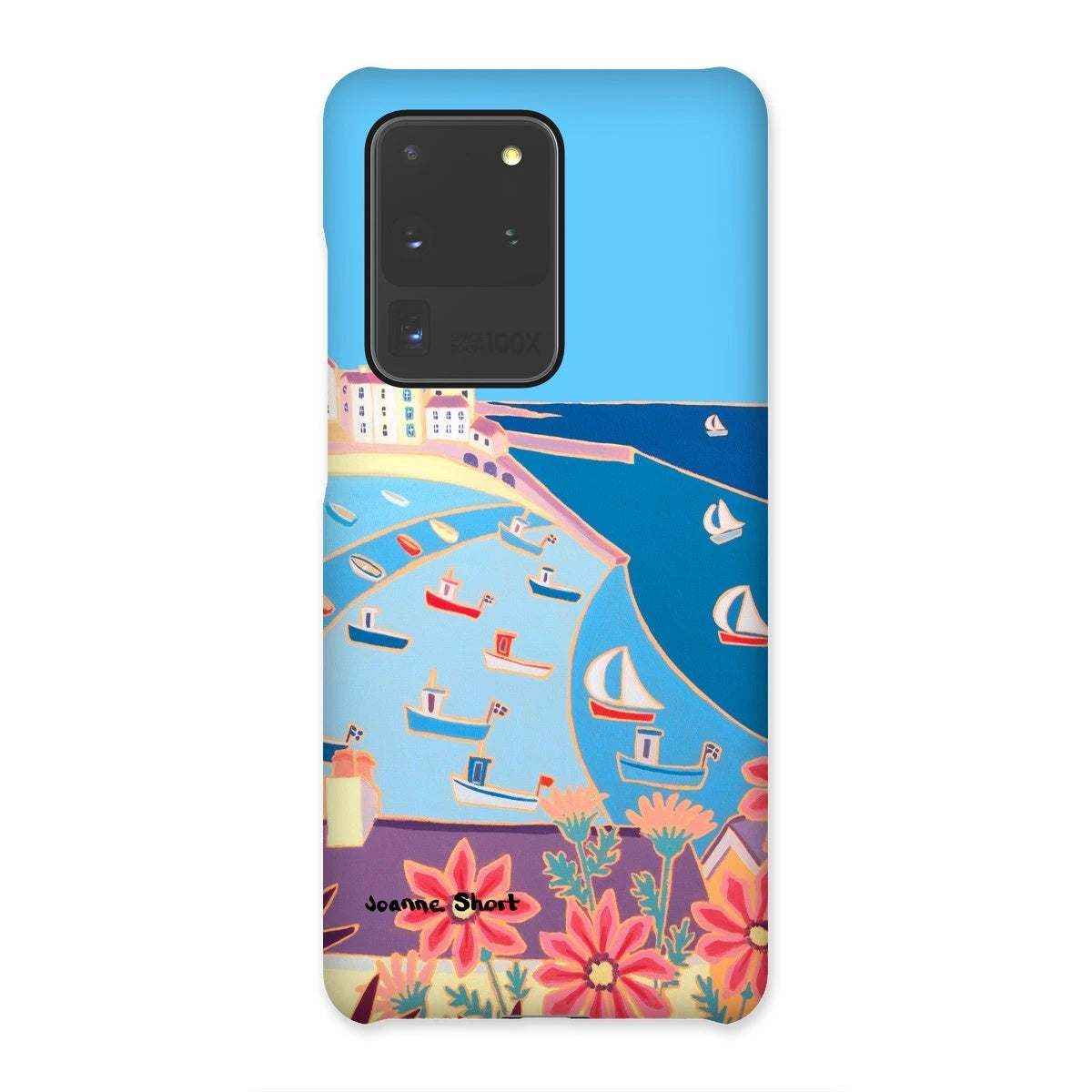 Snap Art Phone Case. St Ives Harbour. Artist Joanne Short. Cornwall Art Gallery Joanne Short