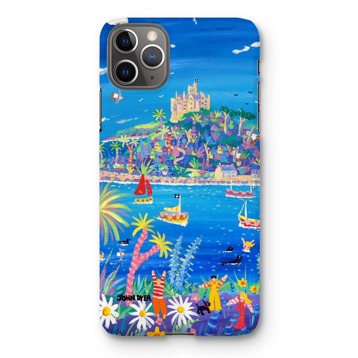 Snap Art Phone Case. St Michael's Mount. Artist John Dyer. Cornwall Art Gallery