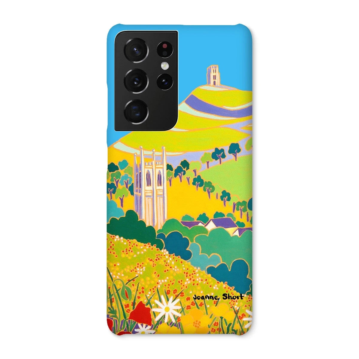 Snap Art Phone Case. Glastonbury Tor, Somerset. Artist Joanne Short. Joanne Short