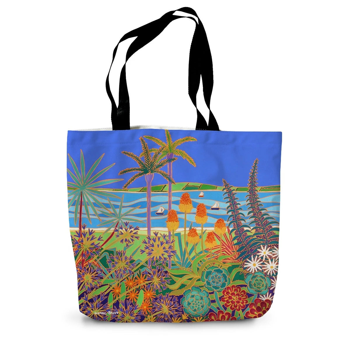 Tresco Abbey Gardens Cornwall by Joanne Short Canvas Tote Bag Joanne Short
