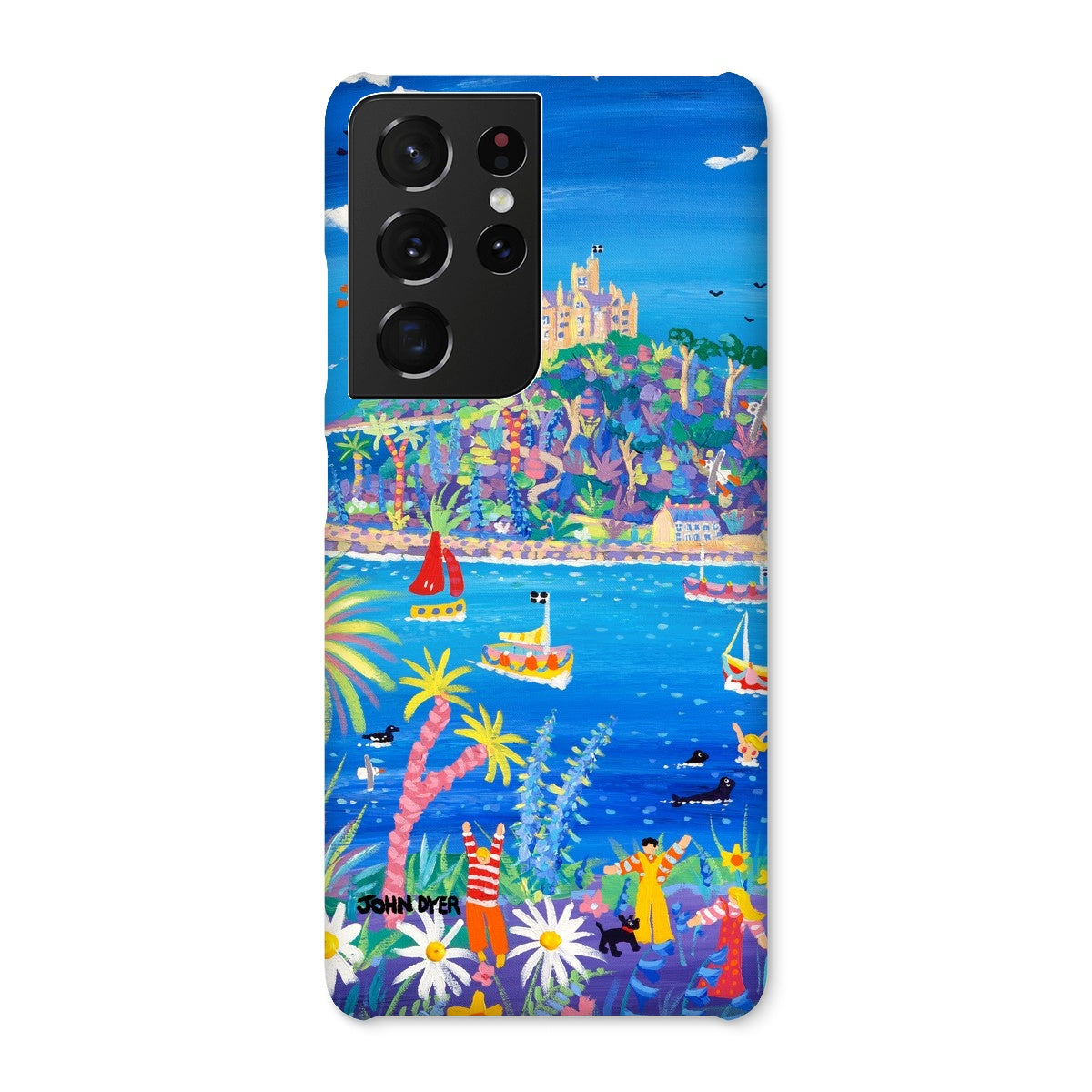Snap Art Phone Case. St Michael's Mount. Artist John Dyer. Cornwall Art Gallery
