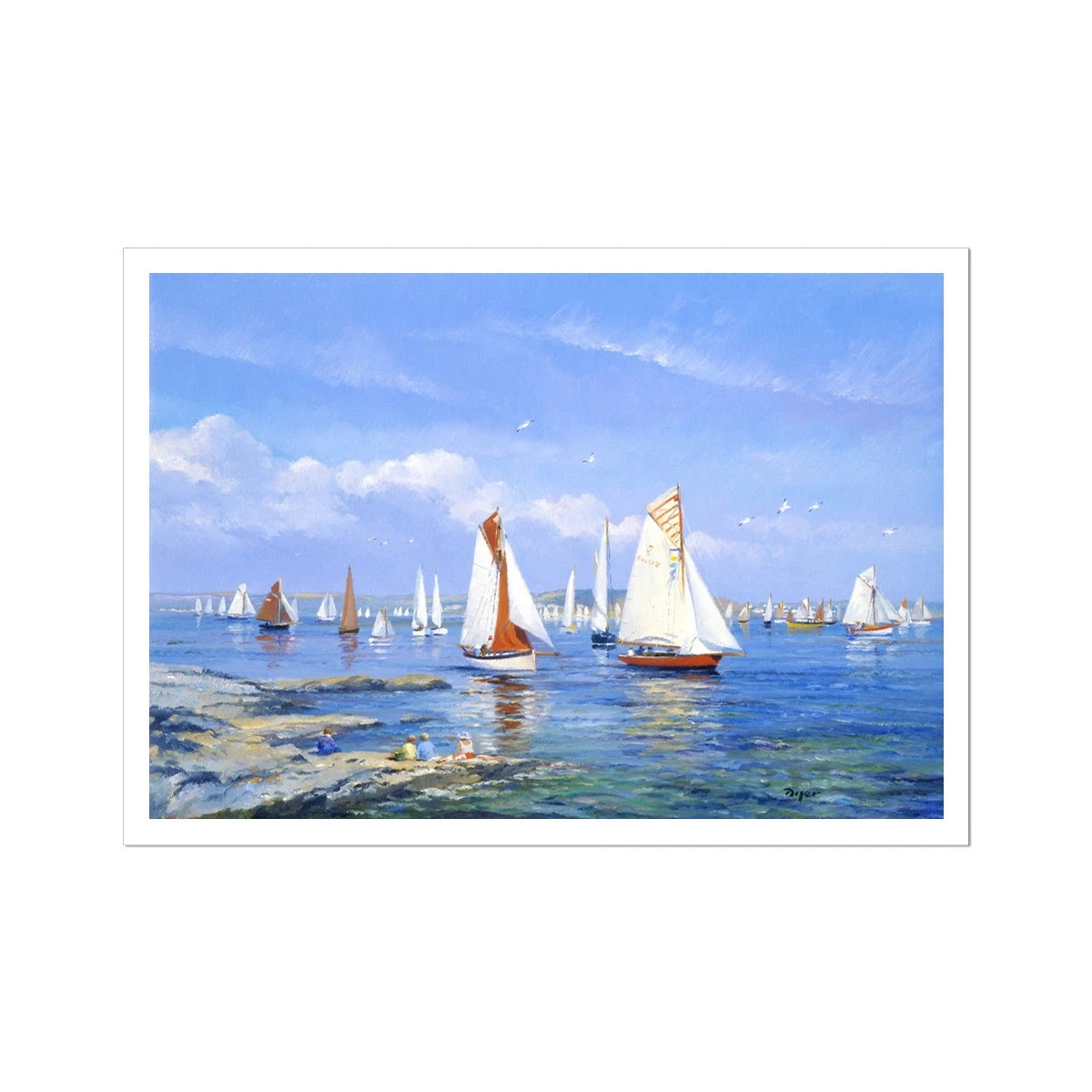 Ted Dyer Fine Art Print. Open Edition Cornish Art Print. 'Classics III'. Cornwall Art Gallery Ted Dyer