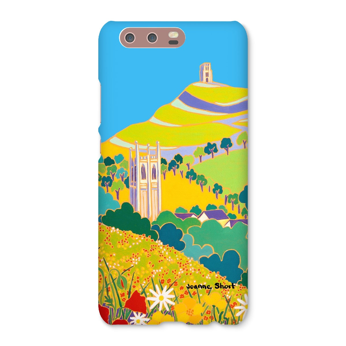 Snap Art Phone Case. Glastonbury Tor, Somerset. Artist Joanne Short.