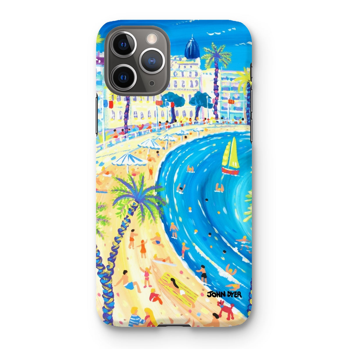 Snap Art Phone Case. Cannes, South of France. Artist John Dyer. Cornwall Art Gallery
