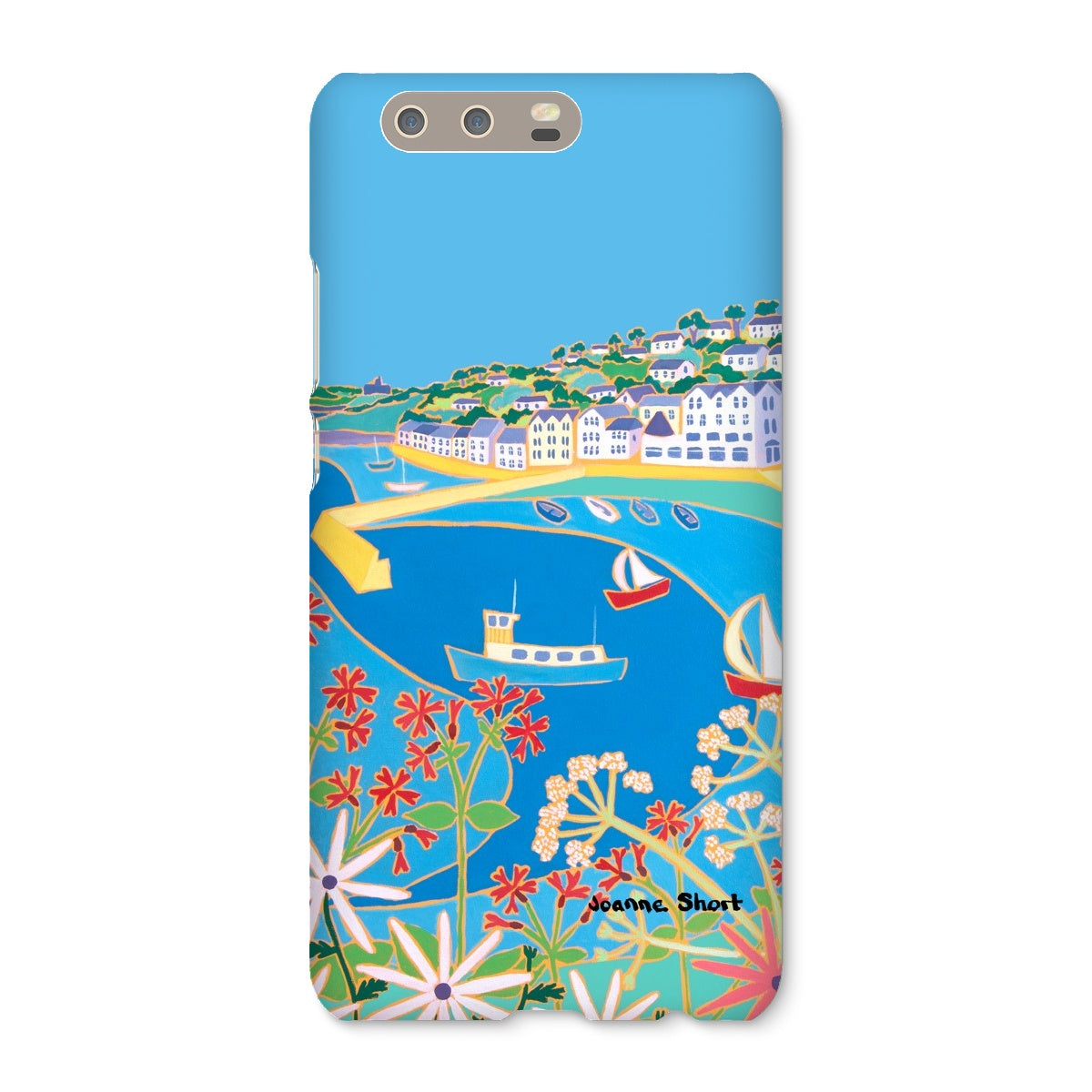 Snap Art Phone Case. St Mawes. Artist Joanne Short. Cornwall Art Gallery