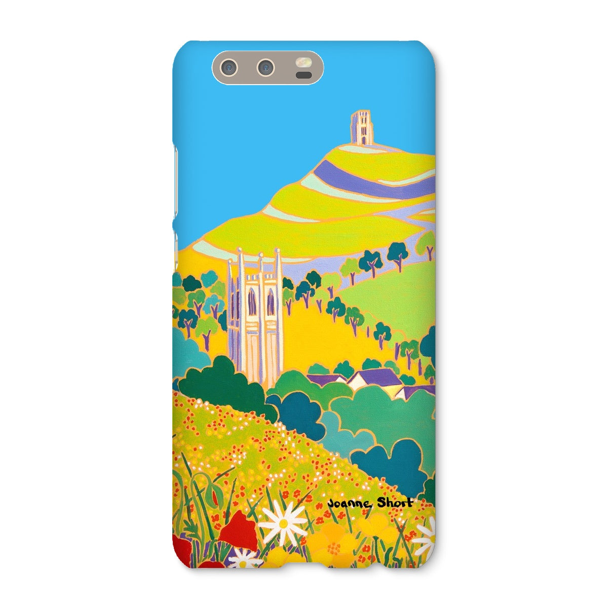Snap Art Phone Case. Glastonbury Tor, Somerset. Artist Joanne Short. Joanne Short