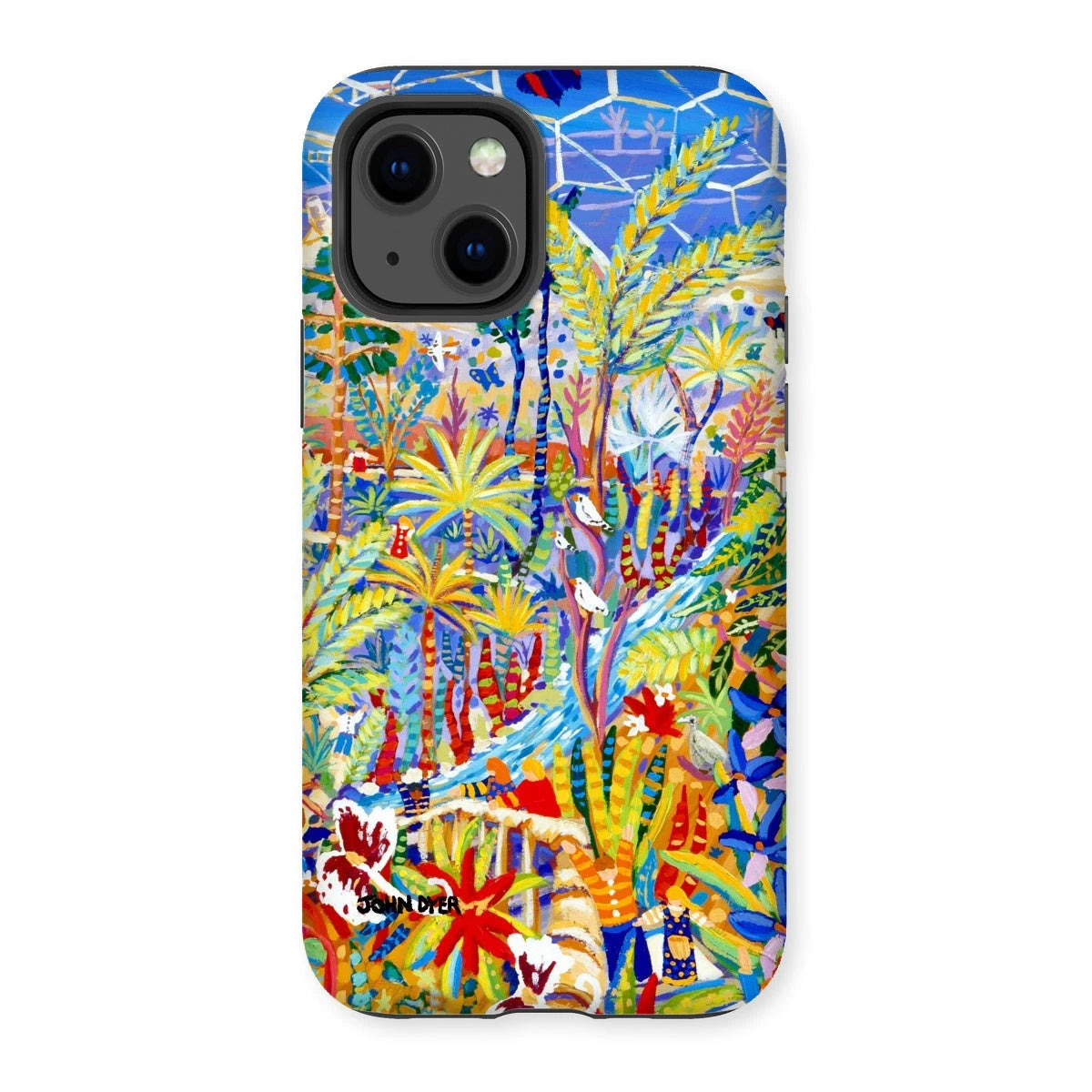 Tough Art Phone Case. Eden Project Rainforest. Artist John Dyer. Cornwall Art Gallery John Dyer