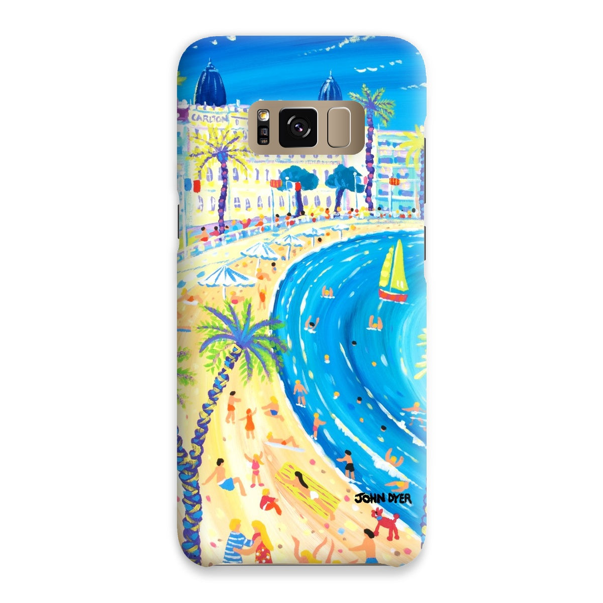 Snap Art Phone Case. Cannes, South of France. Artist John Dyer. Cornwall Art Gallery