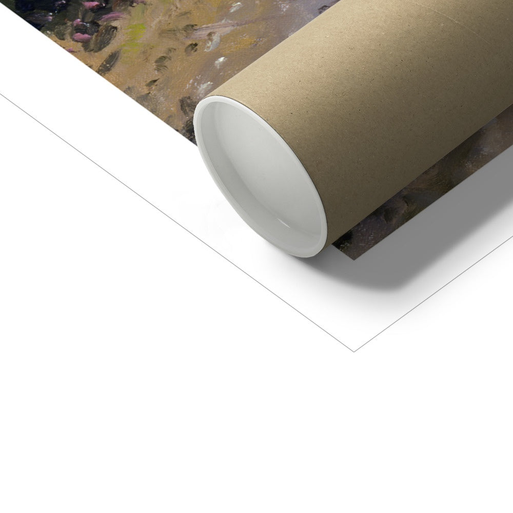 Ted Dyer Fine Art Print. Open Edition Cornish Art Print. 'Sailing around the Islands, Tresco'. Cornwall Art Gallery