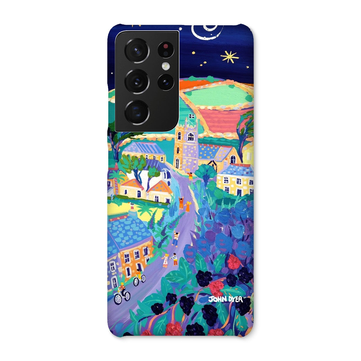 Snap Art iPhone Case. Zennor. Artist John Dyer. Cornwall Art Gallery