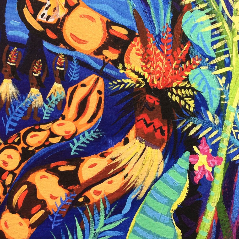 Limited Edition Print by artist John Dyer. 'Nawê - Spirits of the Amazon Rainforest'. Eden Project Artist in Residence. Animal Art Prints John Dyer