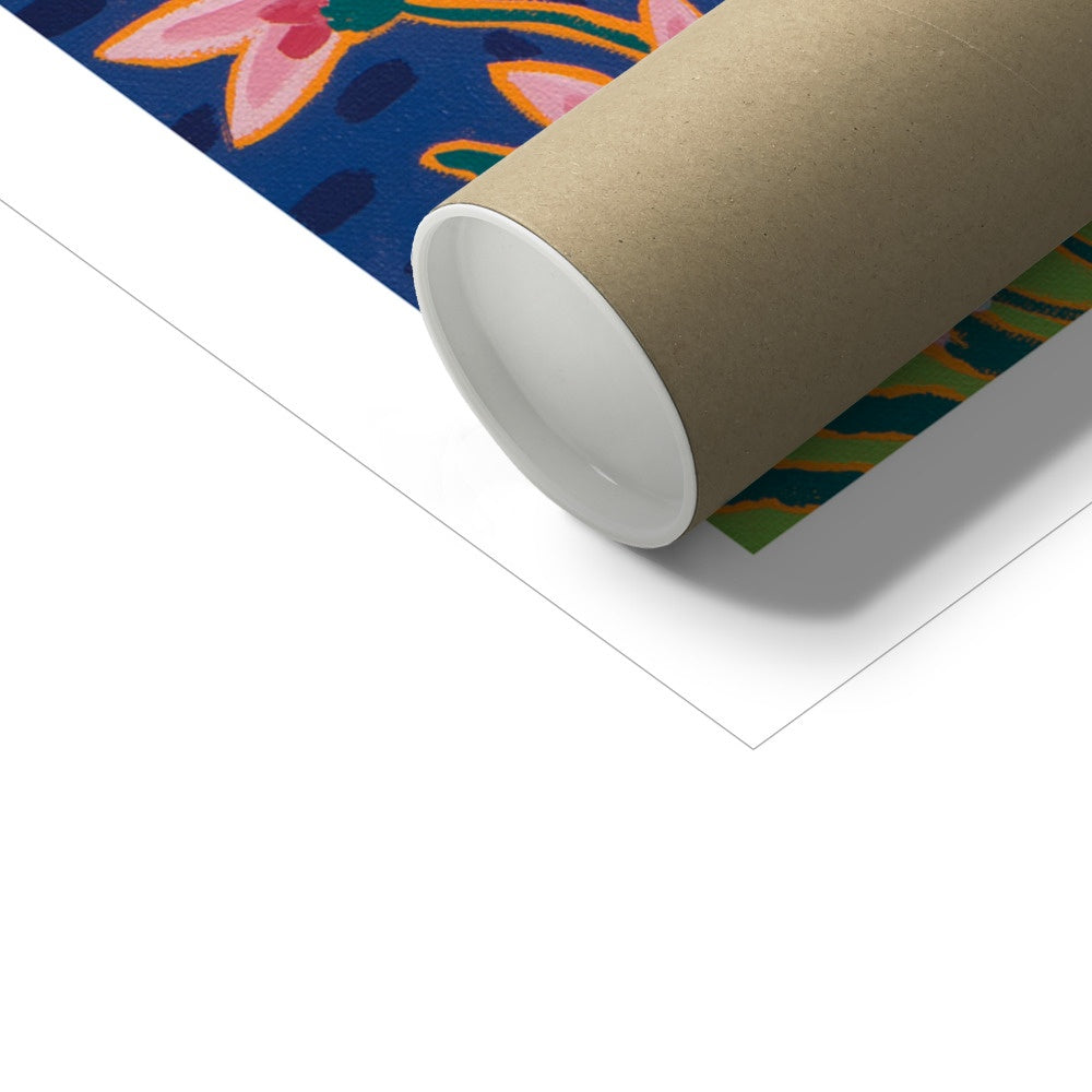 Joanne Short Open Edition Cornish Art Print. 'Cornish Summer, St Ives'. Cornwall Art Gallery