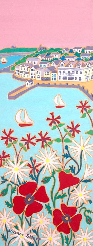 Original painting by Joanne Short. Perfect Summer Morning, St Mawes. Joanne Short