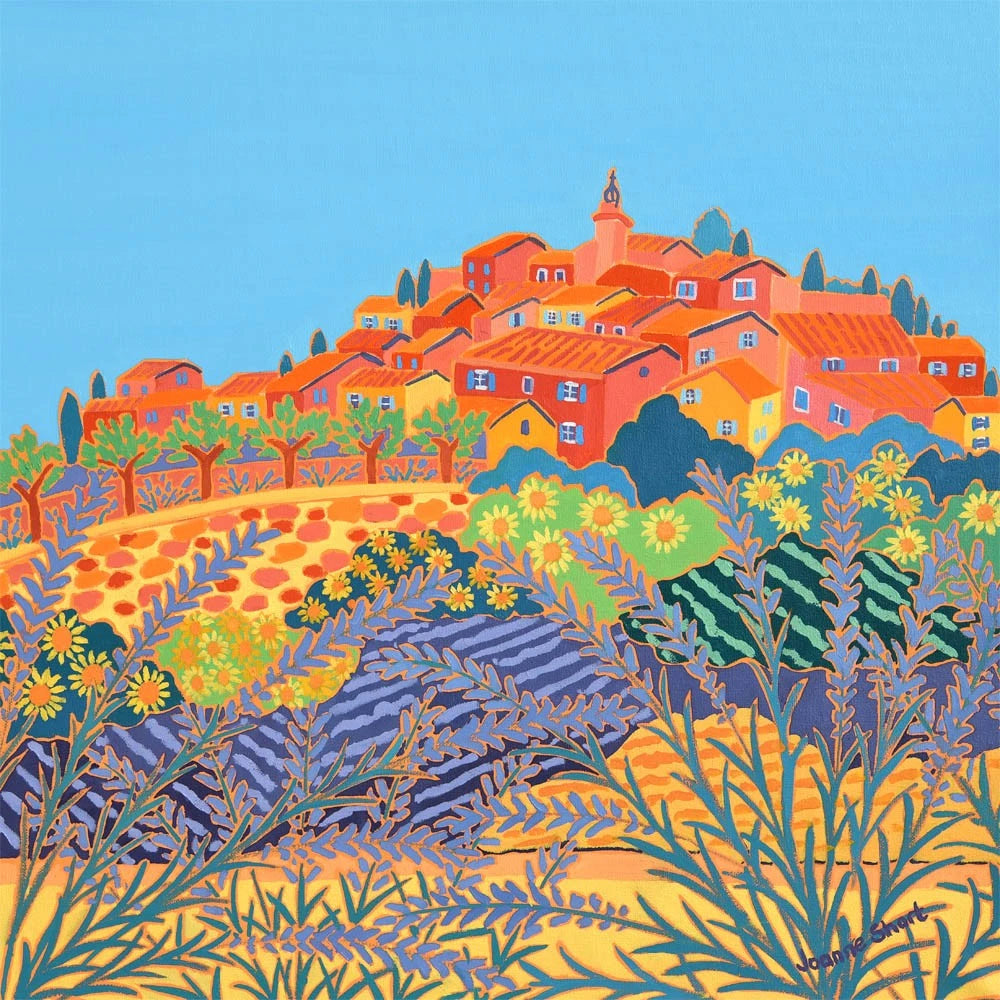 Limited Edition French Print by Joanne Short. Summer Sunshine, Roussillon, Provence Joanne Short