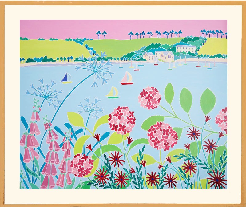 River Melody, Helford River, Cornwall. Original Oil Painting by Joanne Short