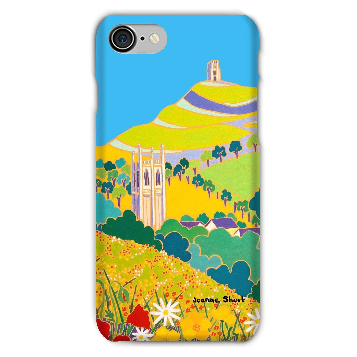 Snap Art Phone Case. Glastonbury Tor, Somerset. Artist Joanne Short. Joanne Short