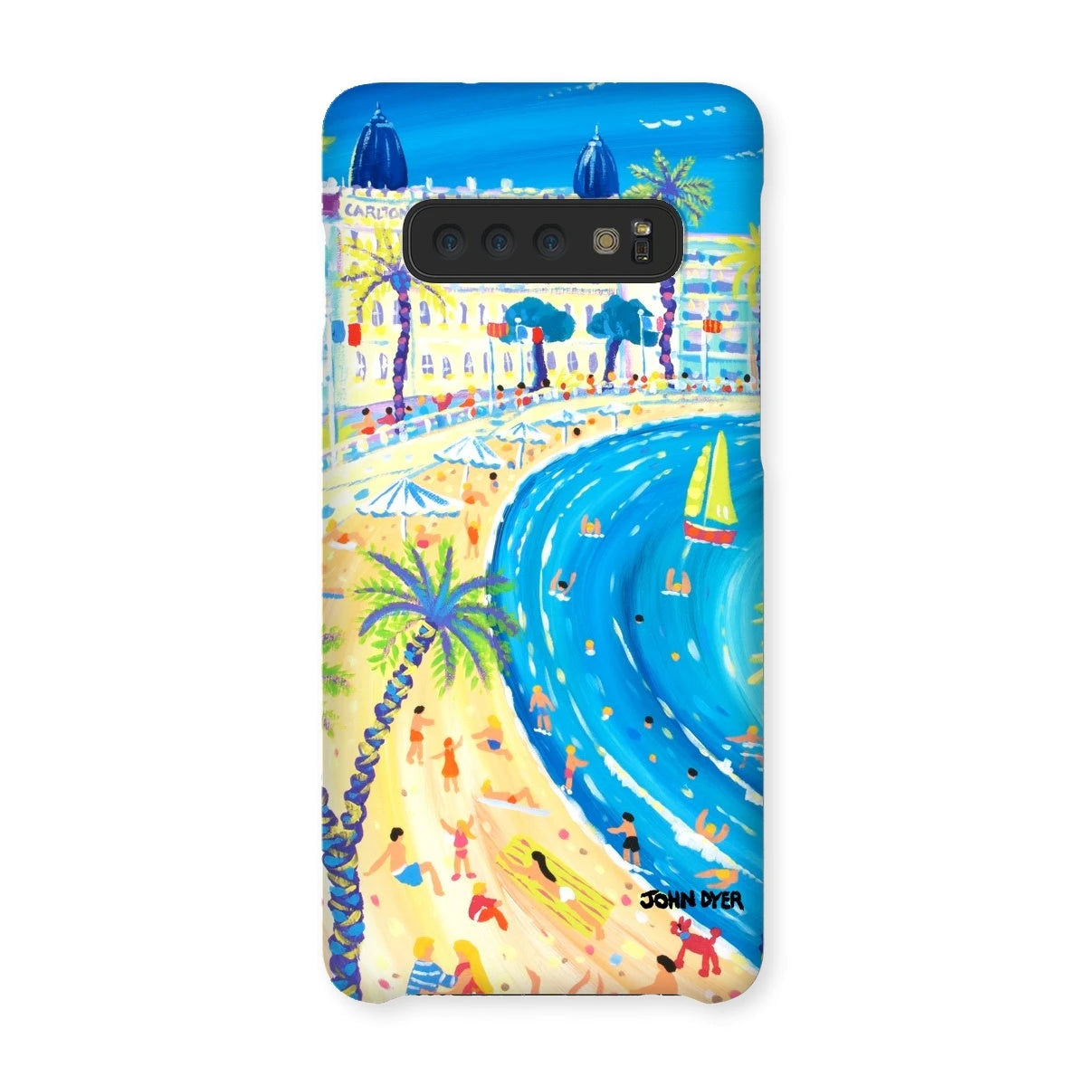 Snap Art Phone Case. Cannes, South of France. Artist John Dyer. Cornwall Art Gallery John Dyer