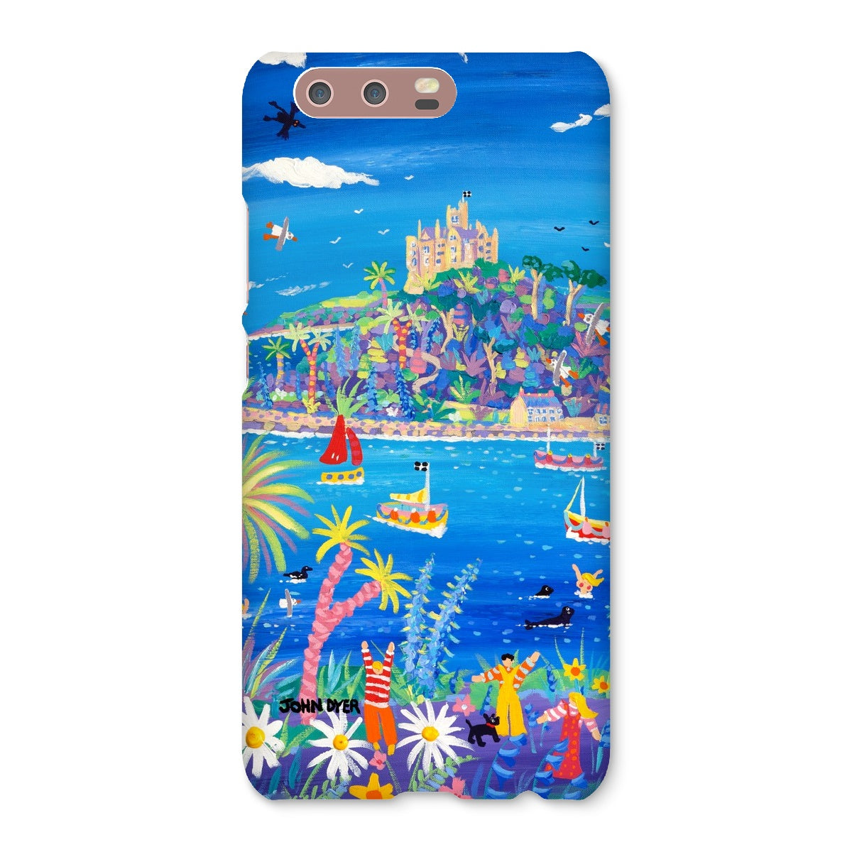 Snap Art Phone Case. St Michael's Mount. Artist John Dyer. Cornwall Art Gallery