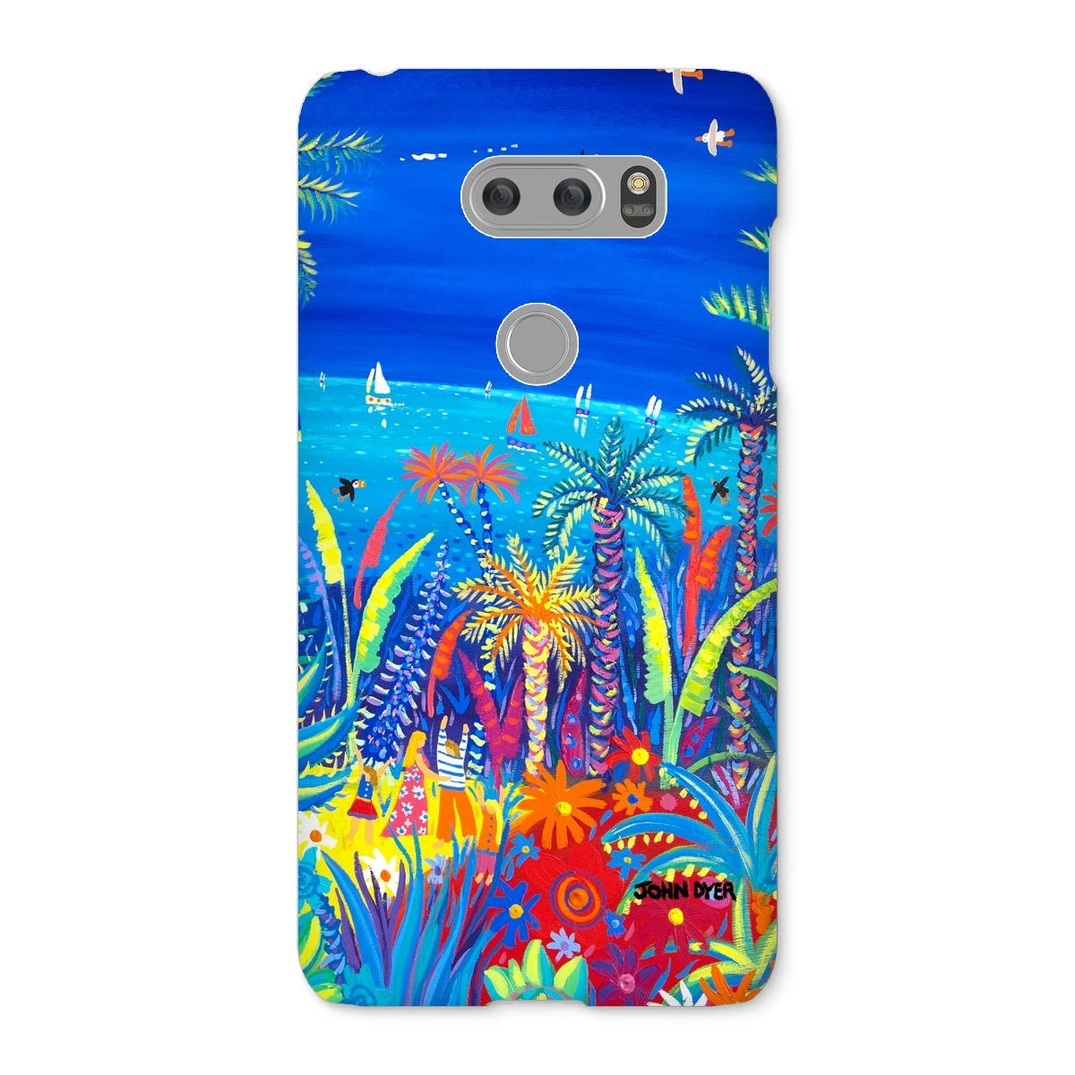 Snap Art Phone Case. Tresco Abbey Gardens. Artist John Dyer. Cornwall Art Gallery John Dyer