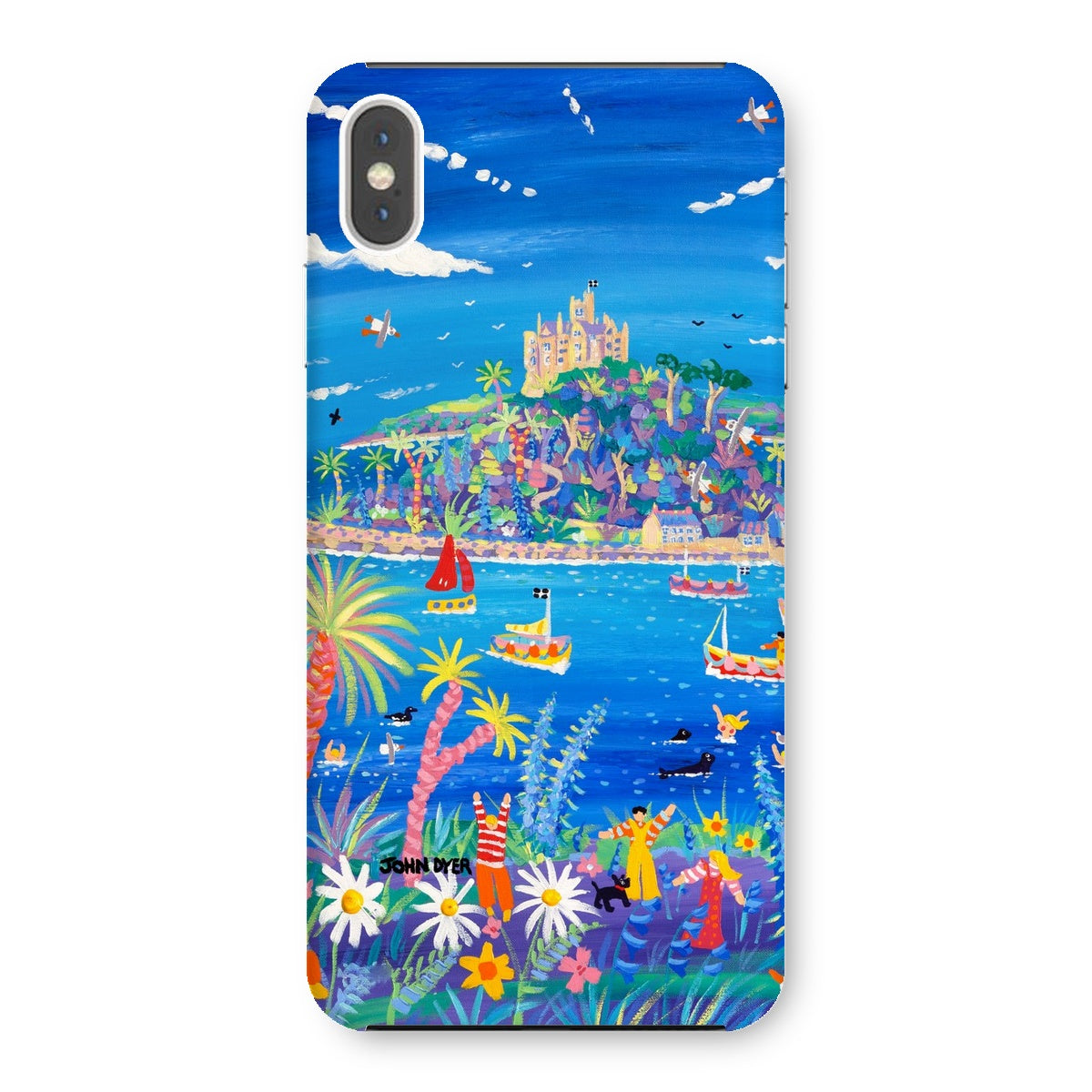 Snap Art Phone Case. St Michael's Mount. Artist John Dyer. Cornwall Art Gallery