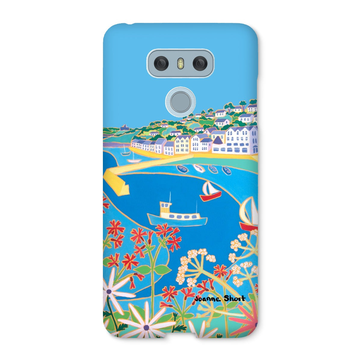 Snap Art Phone Case. St Mawes. Artist Joanne Short. Cornwall Art Gallery