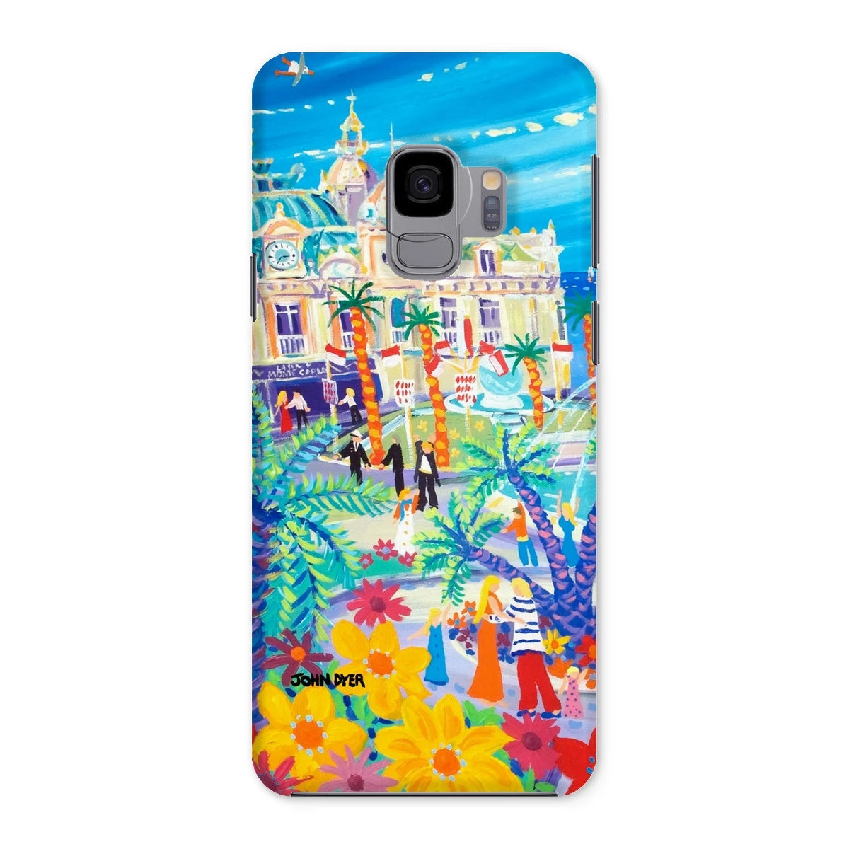 Snap Art Phone Case. Casino Square, Monaco. Artist John Dyer. Cornwall Art Gallery John Dyer