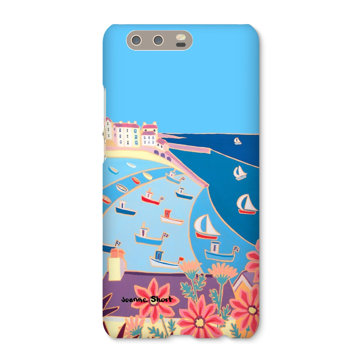 Snap Art Phone Case. St Ives Harbour. Artist Joanne Short. Cornwall Art Gallery