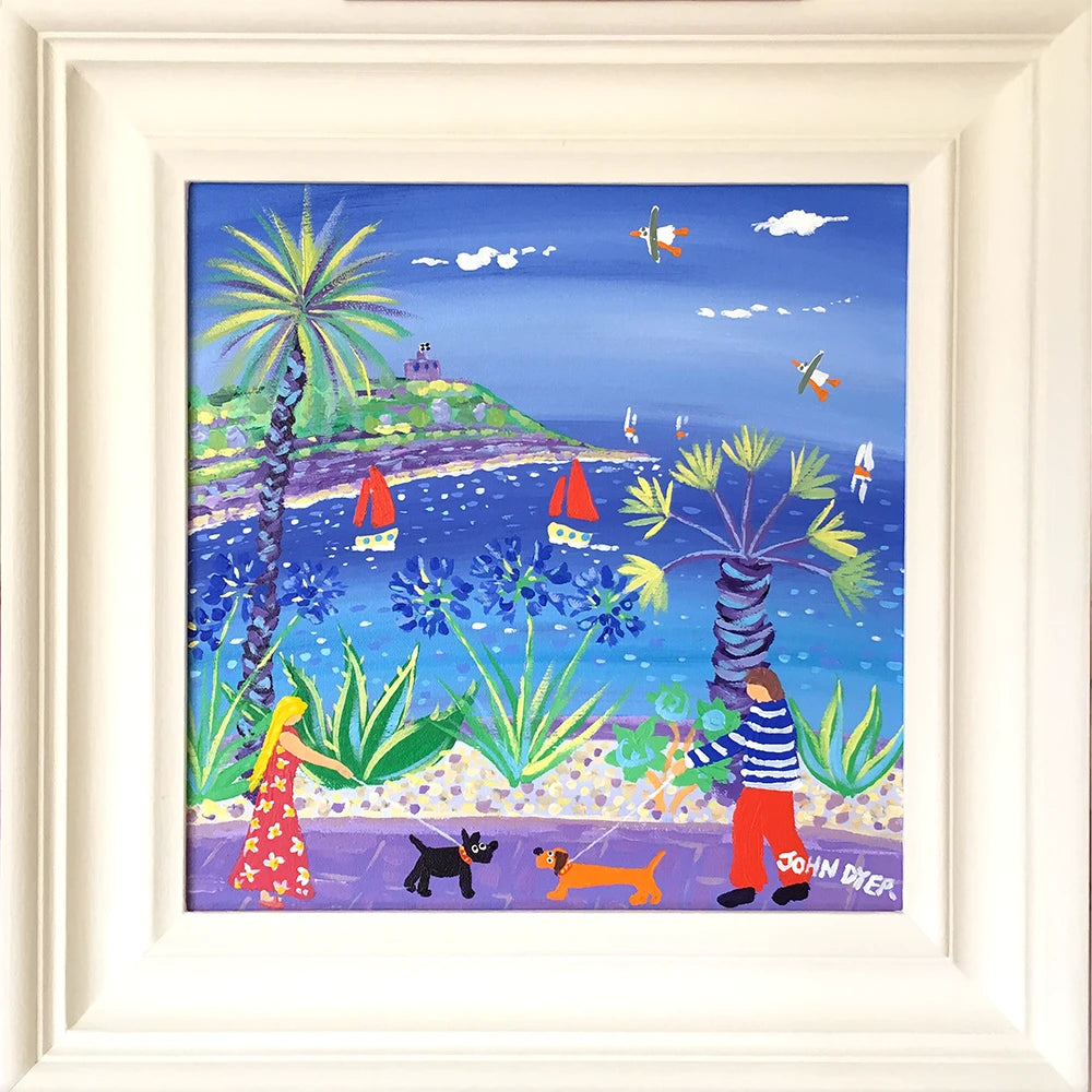 John Dyer Painting. Love at first sight, Falmouth John Dyer