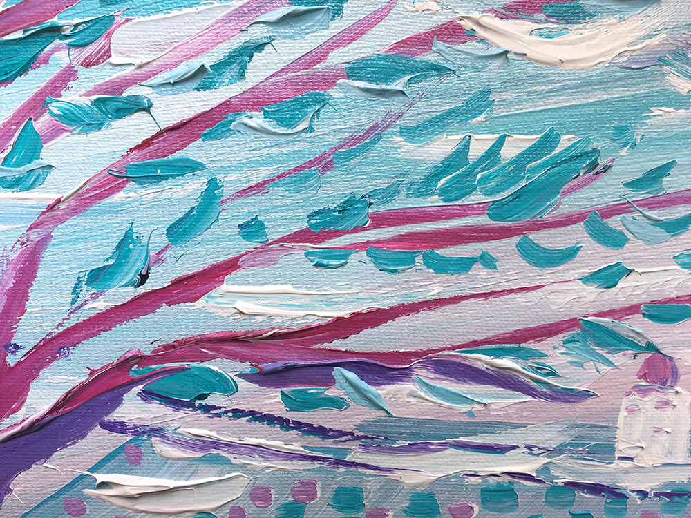 John Dyer Painting. Mysterious Mist, Zennor, Cornwall