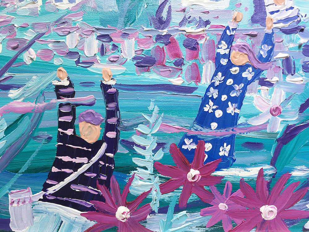 John Dyer Painting. Mysterious Mist, Zennor, Cornwall