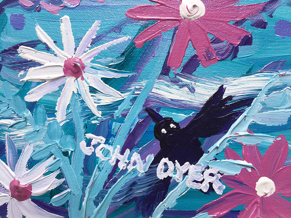 John Dyer Painting. Mysterious Mist, Zennor, Cornwall