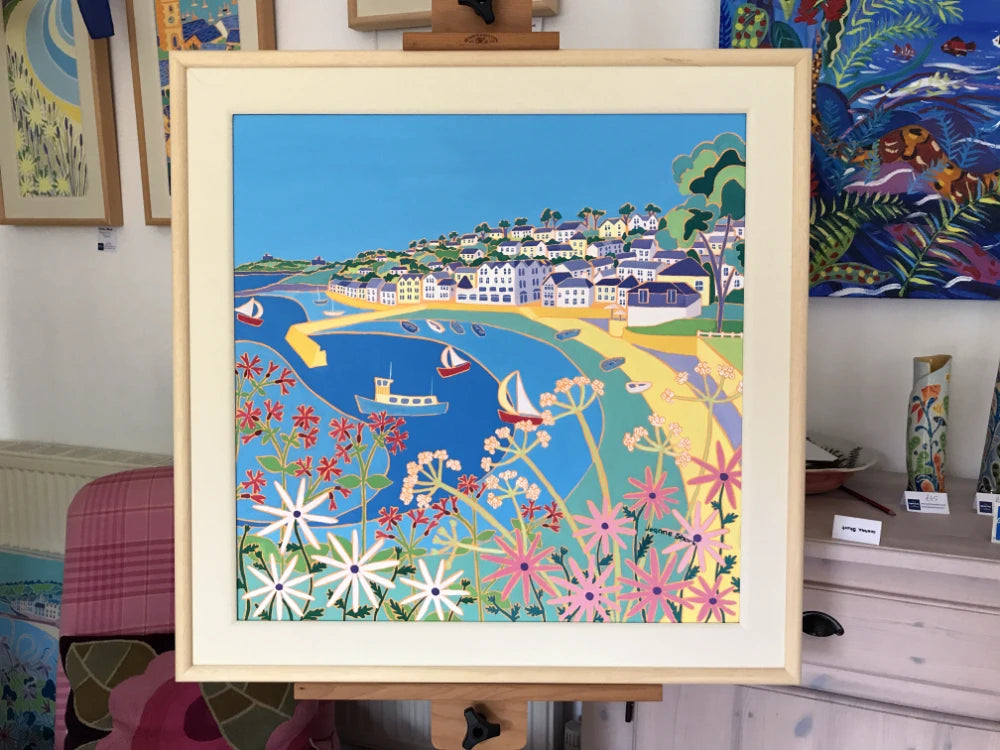 Original Painting by Joanne Short. Summer Colours, St Mawes Joanne Short