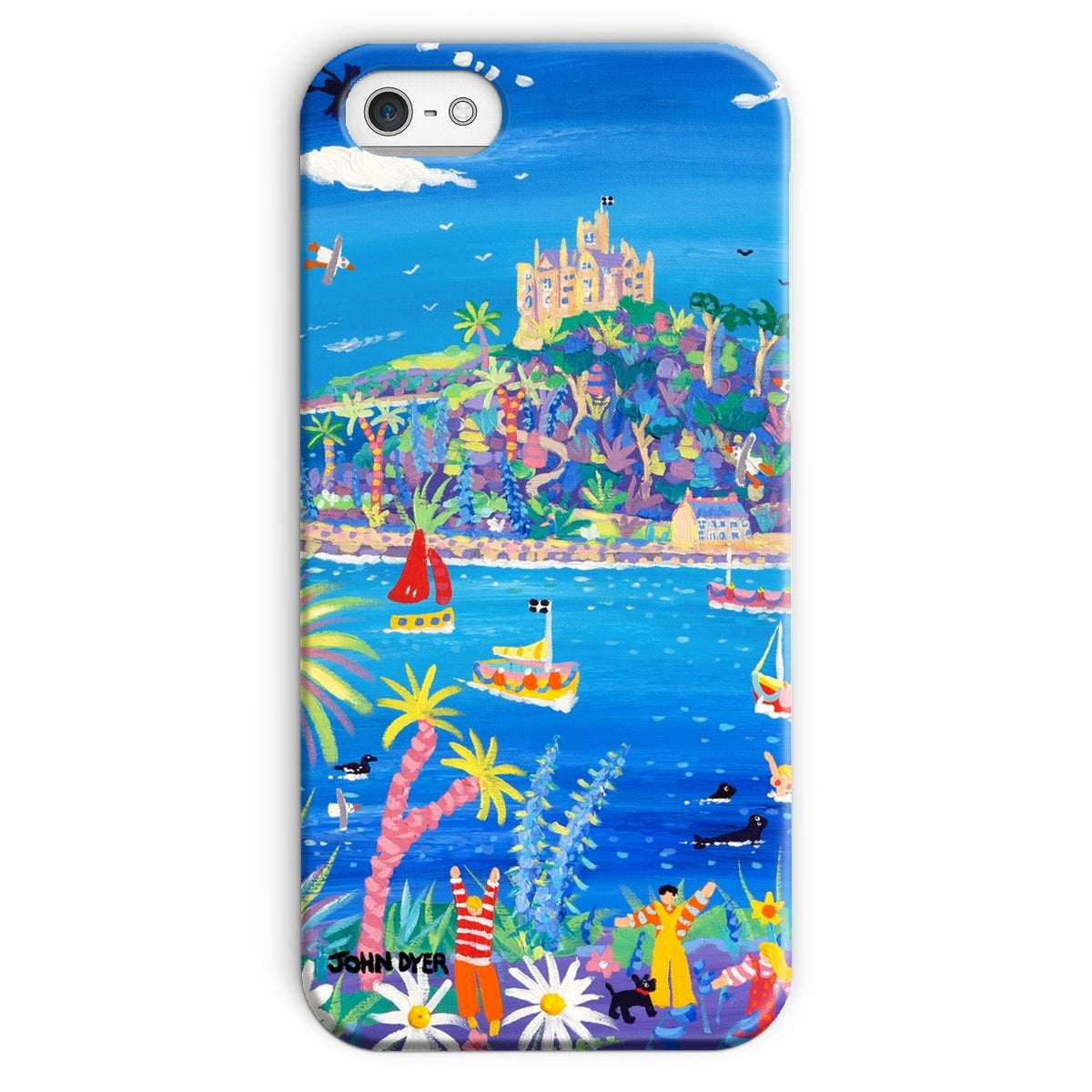Snap Art Phone Case. St Michael's Mount. Artist John Dyer. Cornwall Art Gallery
