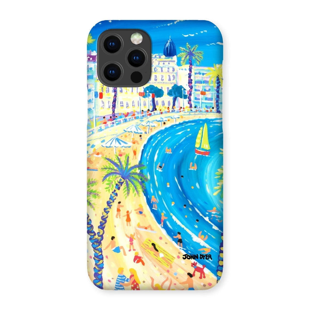 Snap Art Phone Case. Cannes, South of France. Artist John Dyer. Cornwall Art Gallery John Dyer